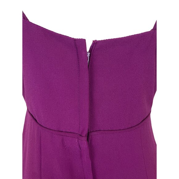 Jordan Magenta Sleeveless Women Formal Evening Gown W/ Spaghetti Straps Sz 11/12 - Picture 8 of 11